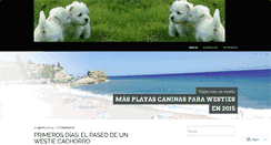 Desktop Screenshot of cachorrowestie.com